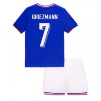 Frankrike Antoine Griezmann #7 Hemmadräkt Barn EM 2024 Kortärmad (+ Korta byxor)